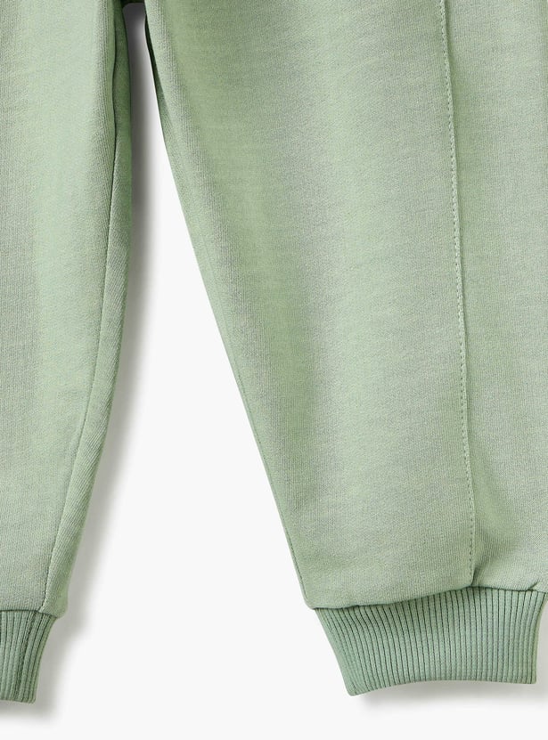 Juniors Solid Joggers with Drawstring Closure and Pockets