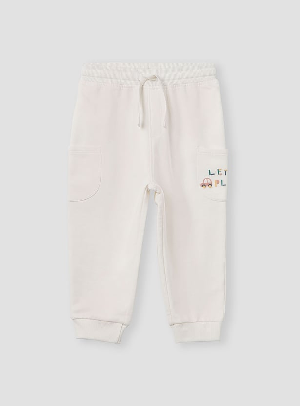 Juniors Printed Joggers with Pockets - Set of 2