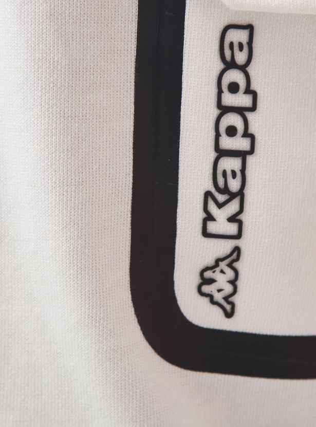 Kappa Logo Detail T-shirt with Crew Neck and Short Sleeves