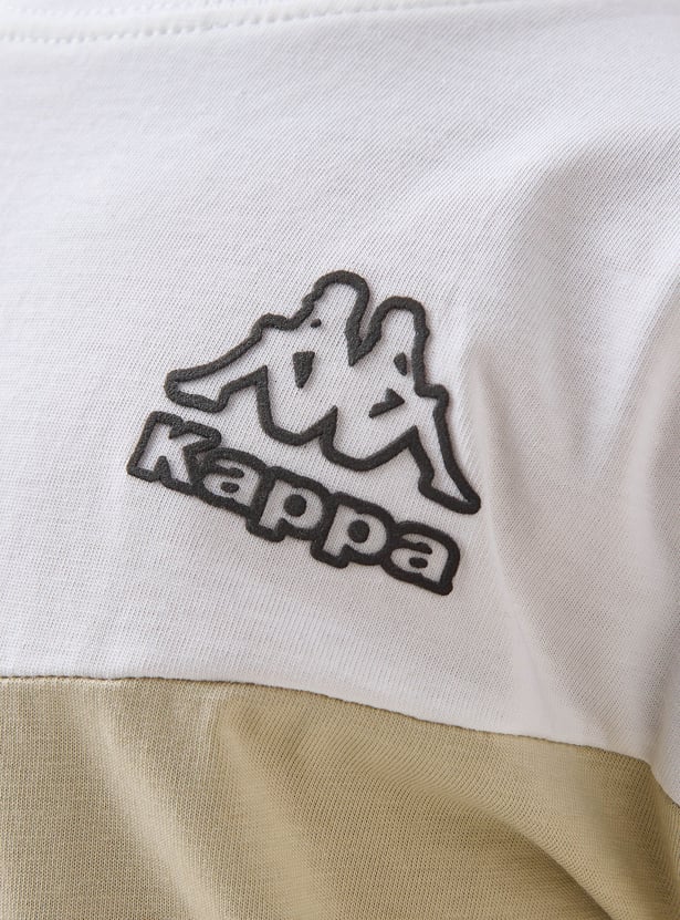 Kappa Colourblocked T-shirt with Crew Neck