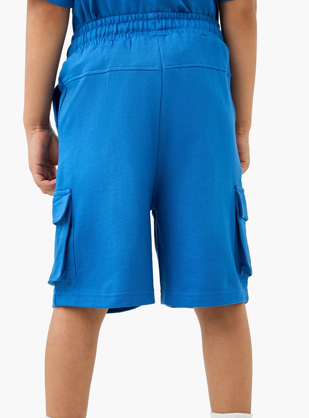 Juniors Sonic the Hedgehog Print Cargo Shorts