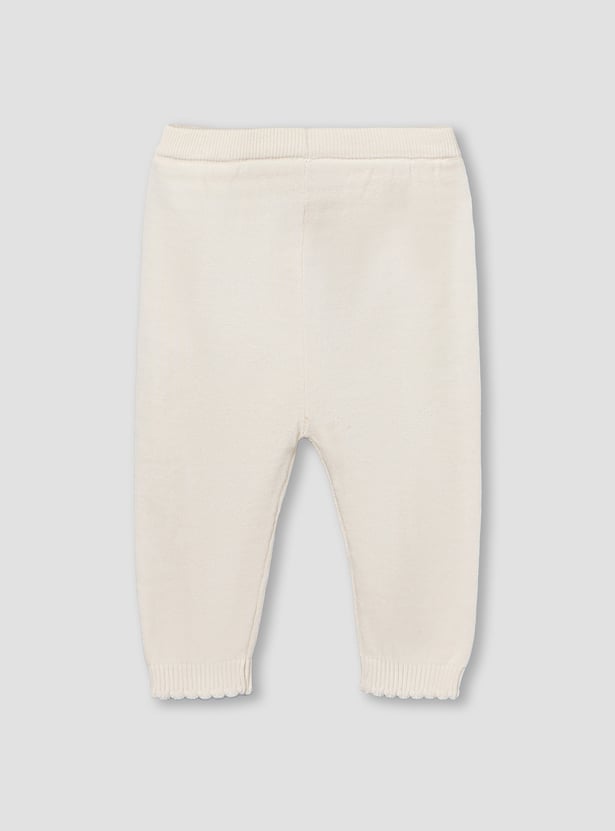 Juniors Embroidered Sweater with Pants Set