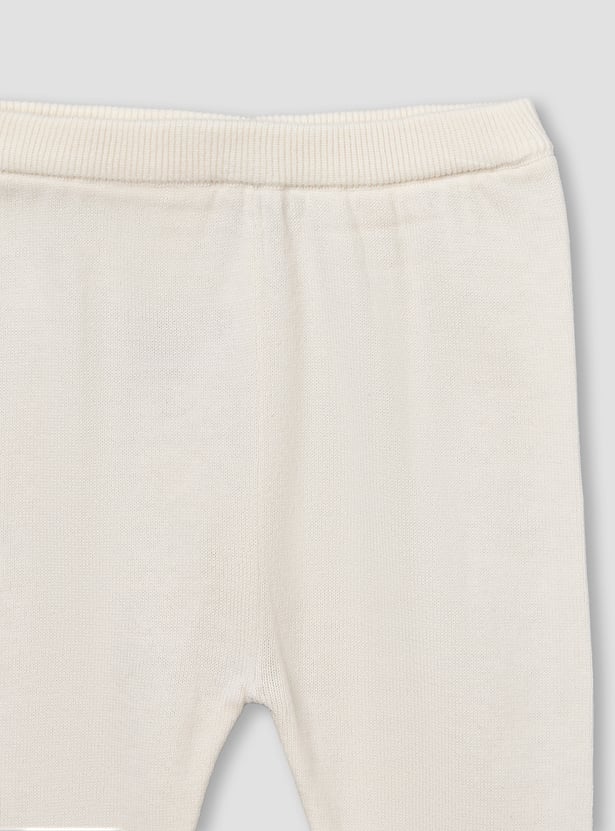 Juniors Embroidered Sweater with Pants Set