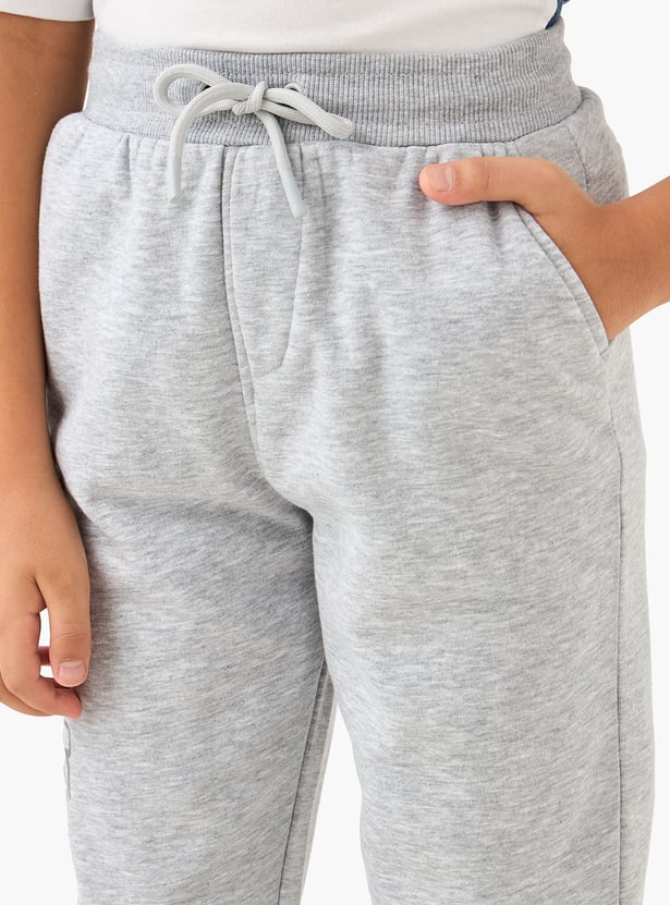 Kappa Logo Print Joggers with Pockets