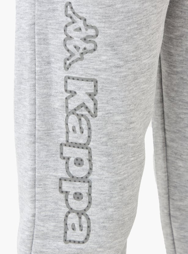 Kappa Logo Print Joggers with Pockets