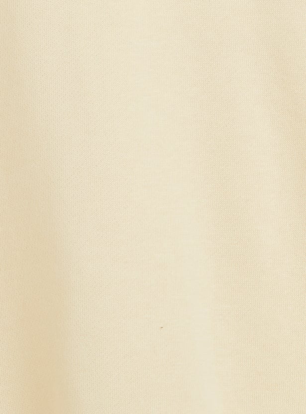 Juniors Back Graphic Print Sweatshirt