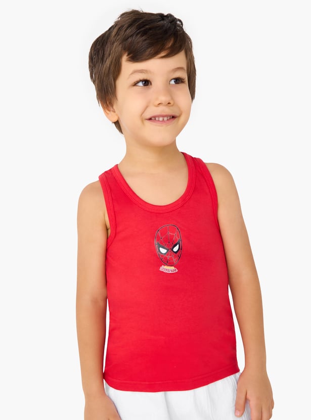 Juniors Avengers Printed Sleeveless Vest - Set of 3