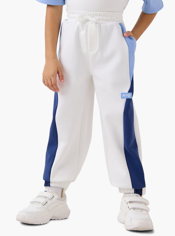 Juniors Colourblock Joggers with Pockets