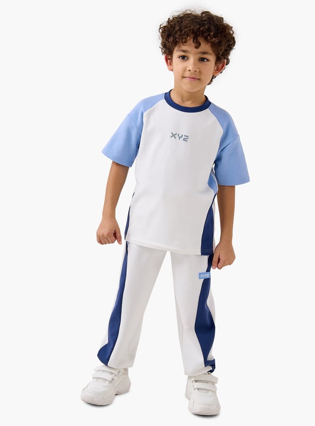Juniors Colourblock Joggers with Pockets