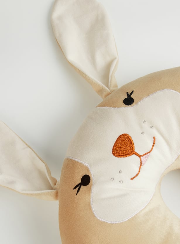 Juniors Bunny Applique Neck Pillow