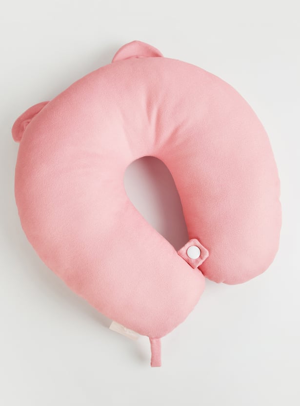 Juniors Pig Applique Neck Pillow