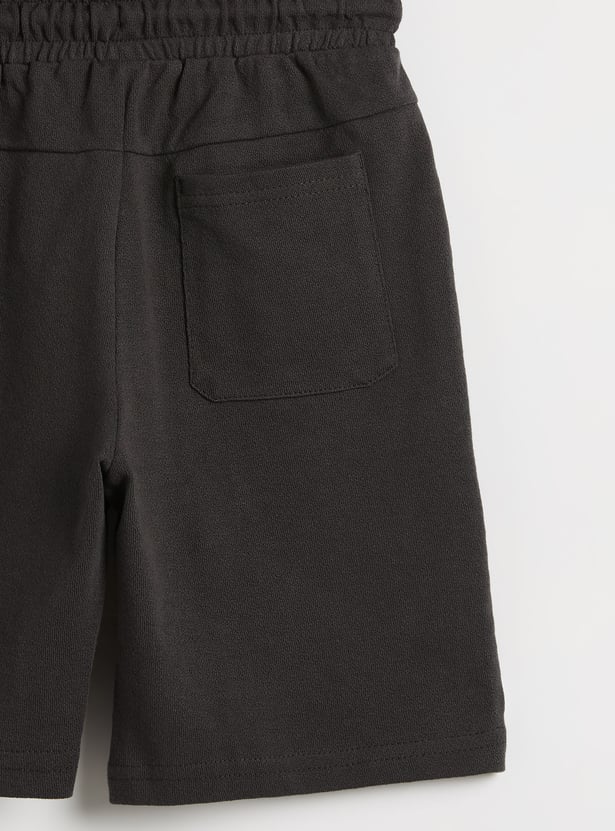 Juniors Embroidered Shirt And Shorts Set