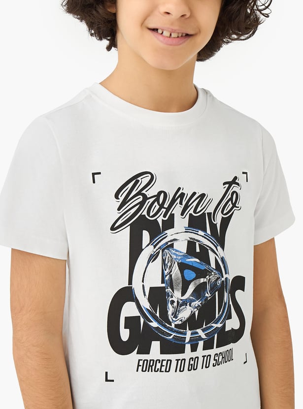 Juniors Graphic Print T-shirt