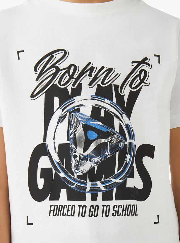 Juniors Graphic Print T-shirt