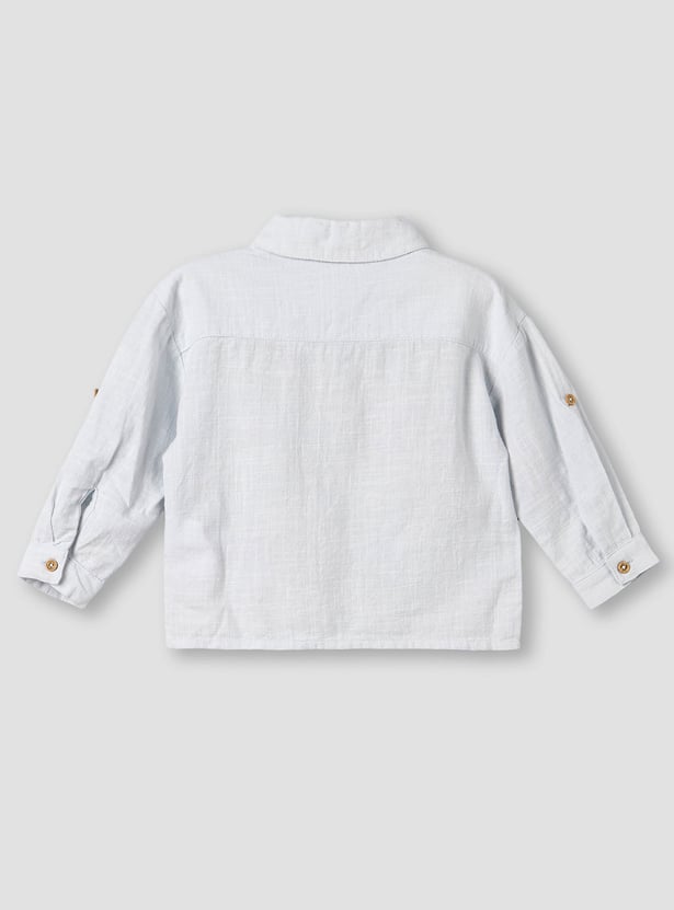 Juniors Embroidered Shirt and Shorts Set