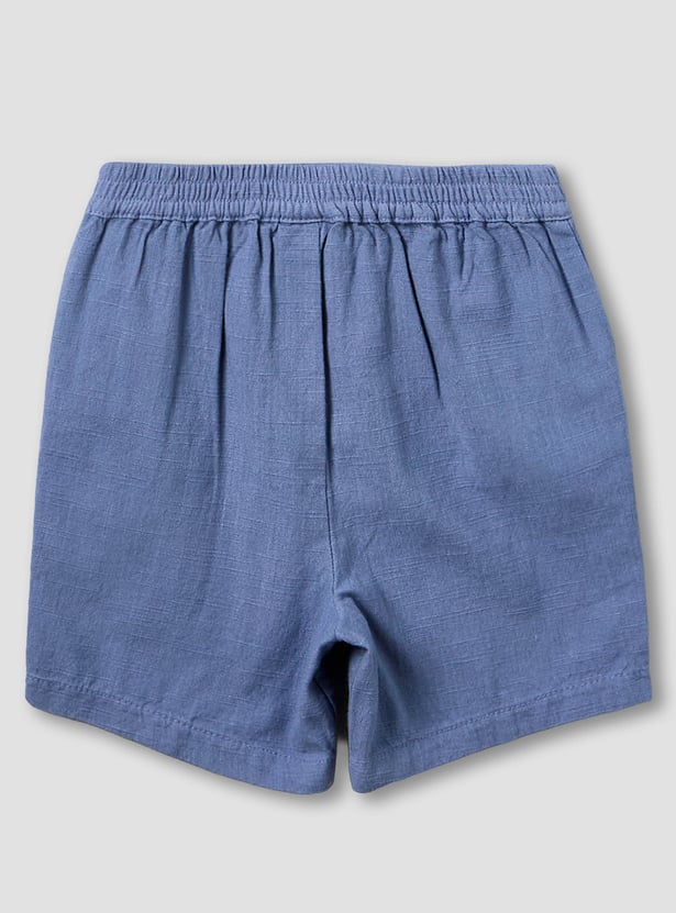 Juniors Embroidered Shirt and Shorts Set