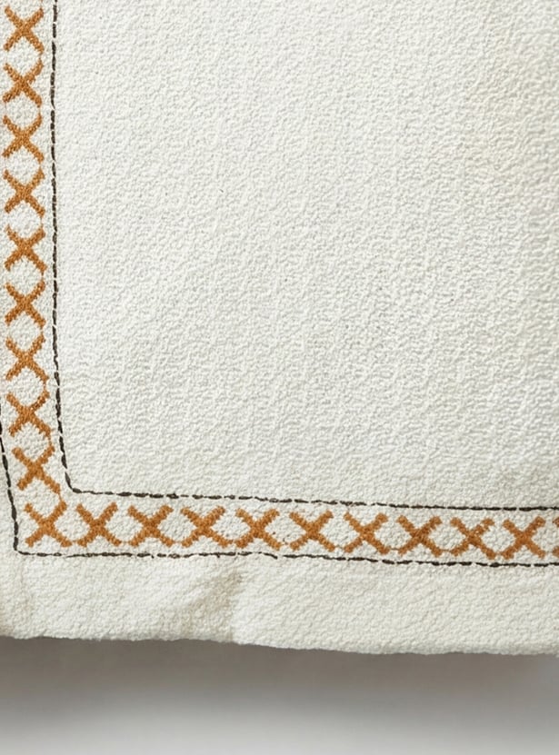 Giggles Embroidered Shirt and Shorts Set