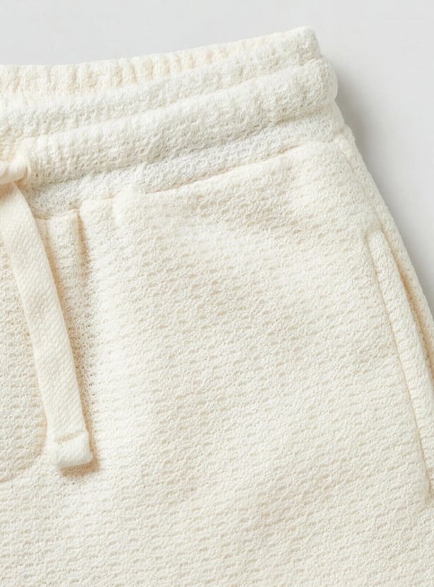 Giggles Embroidered Shirt and Shorts Set