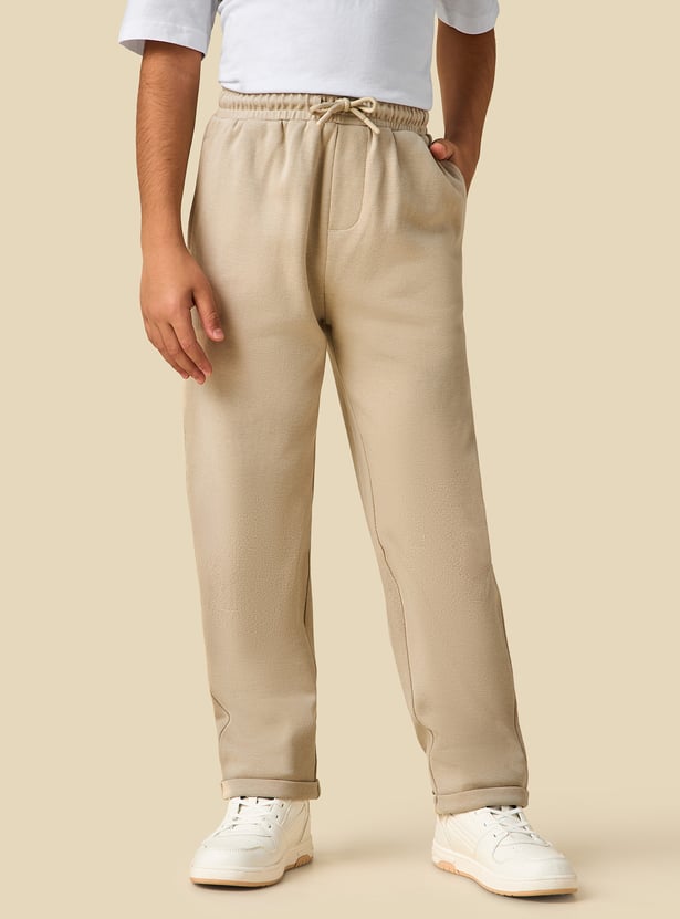 Juniors Solid Jacket and Track Pants Set