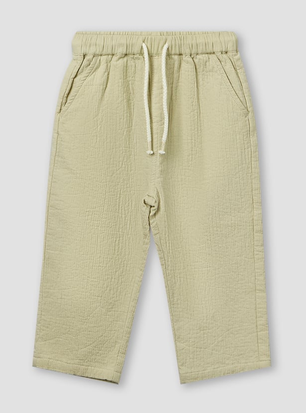 Giggles Textured Shirt and Pants Set