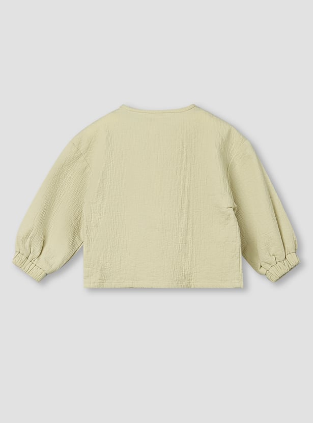 Giggles Textured Shirt and Pants Set