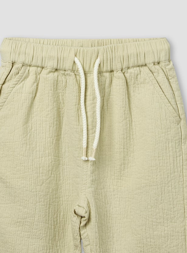 Giggles Textured Shirt and Pants Set