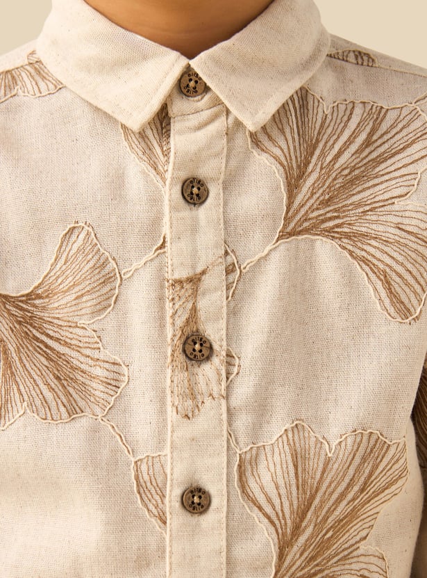Juniors Embroidered Shirt