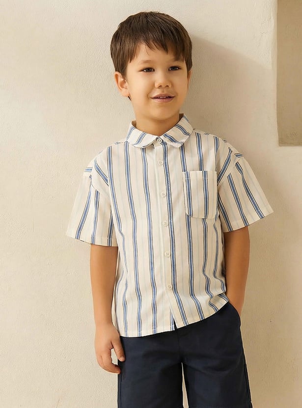 Juniors Striped Shirt