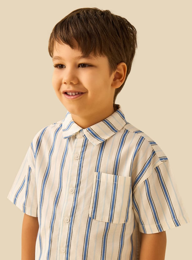 Juniors Striped Shirt