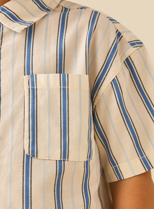 Juniors Striped Shirt