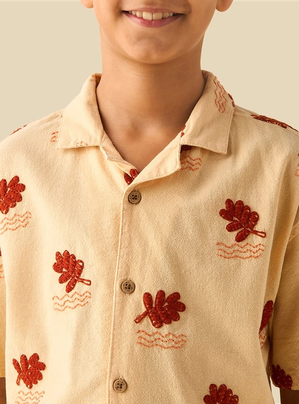 Juniors Embroidered Shirt