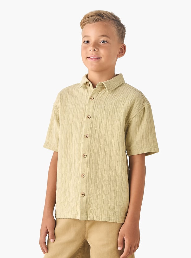 Juniors Textured Shirt