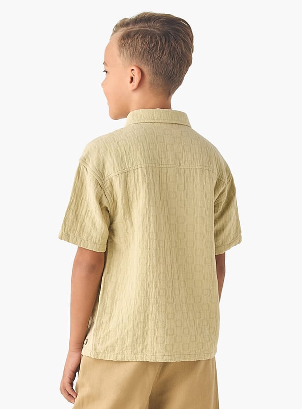 Juniors Textured Shirt