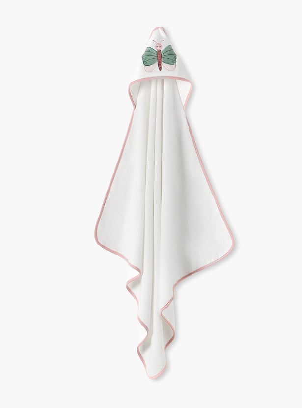 Juniors Butterfly Hooded Towel - Set of 2 - 75x75 cm