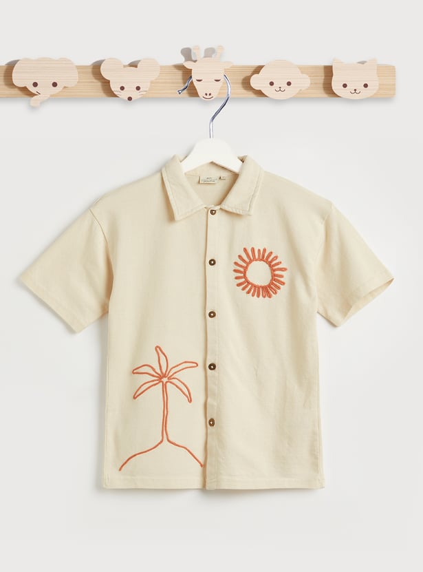 Juniors Embroidered Shirt