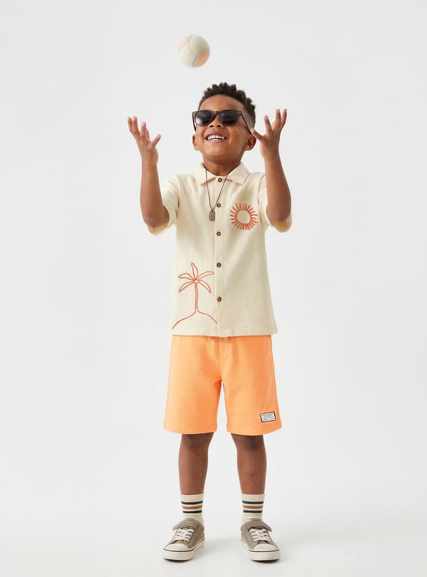 Juniors Embroidered Shirt