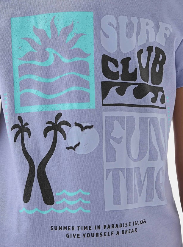 Juniors Graphic Print T-shirt