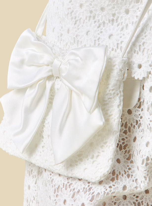 Juniors Floral Broderie Anglaise Detail Shirt and Shorts Set