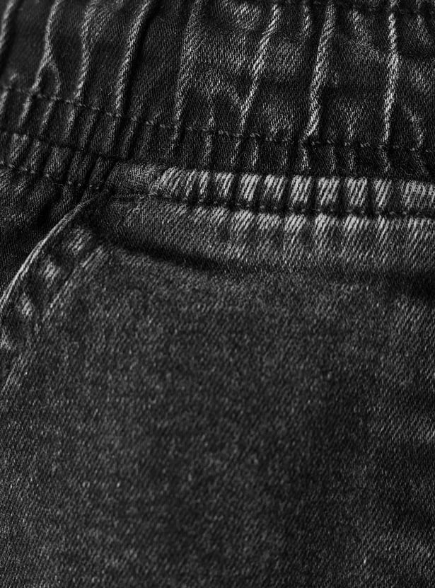 Juniors Washed Denim Joggers