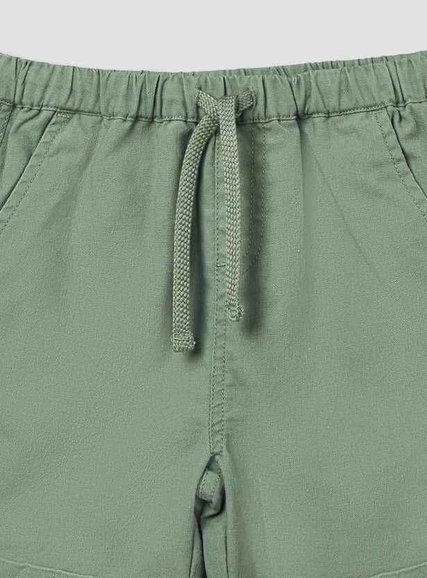 Giggles Floral Embroidered Shirt and Shorts Set