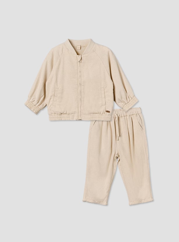 Giggles Bomber Jacket and Pants Set