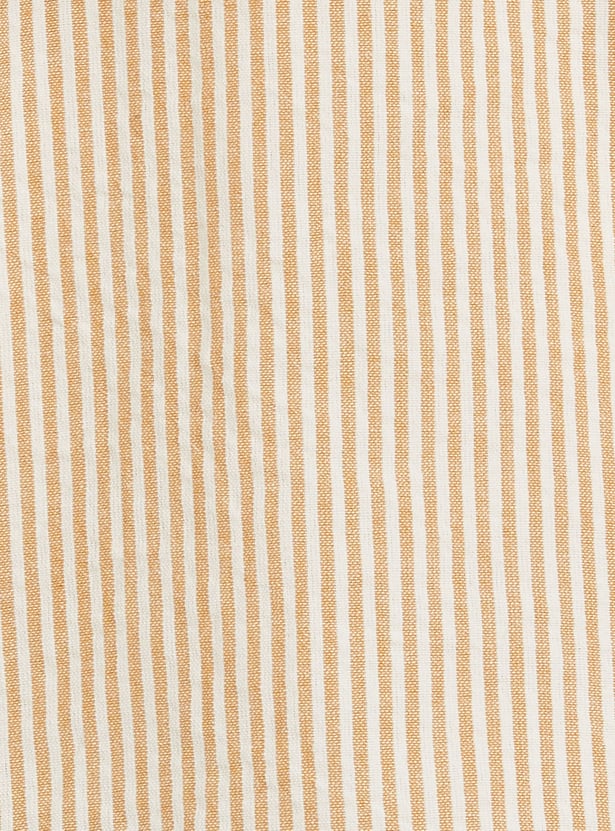 Juniors Striped Hooded Shirt