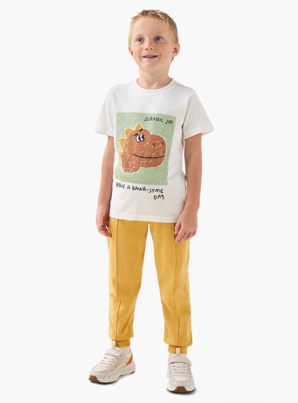Juniors Dinosaur Print T-shirt