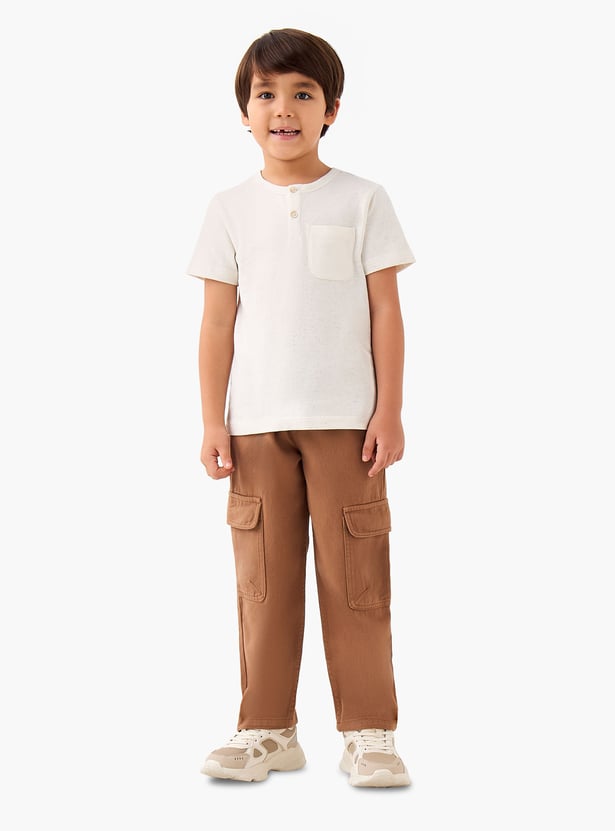 Juniors Textured T-shirt