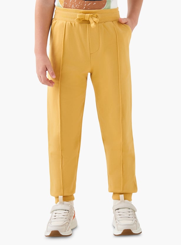 Juniors Solid Joggers with Pockets