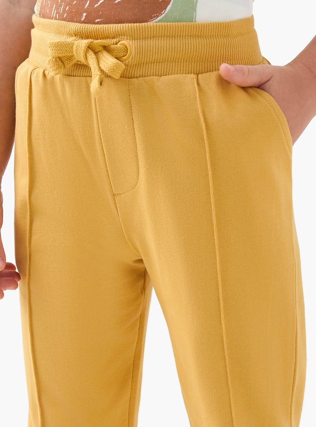 Juniors Solid Joggers with Pockets