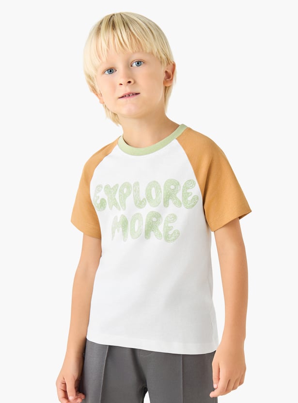 Juniors Printed T-shirt and Shorts - Set of 3