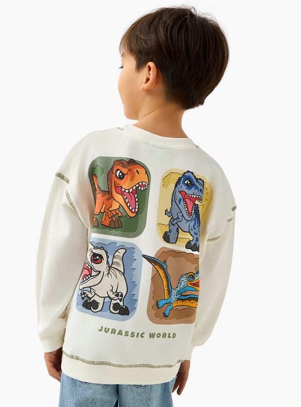 Juniors Jurassic World Print Sweatshirt
