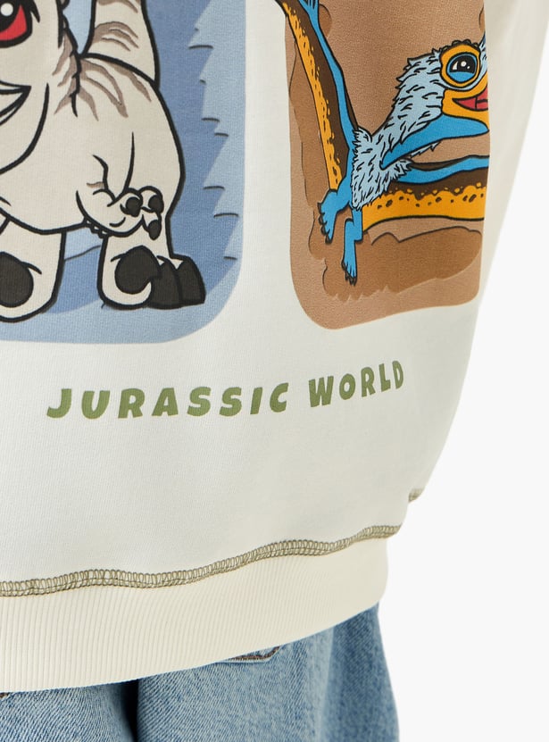 Juniors Jurassic World Print Sweatshirt