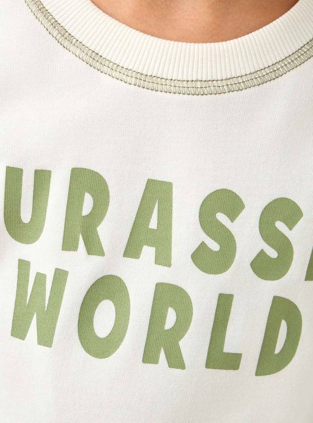 Juniors Jurassic World Print Sweatshirt
